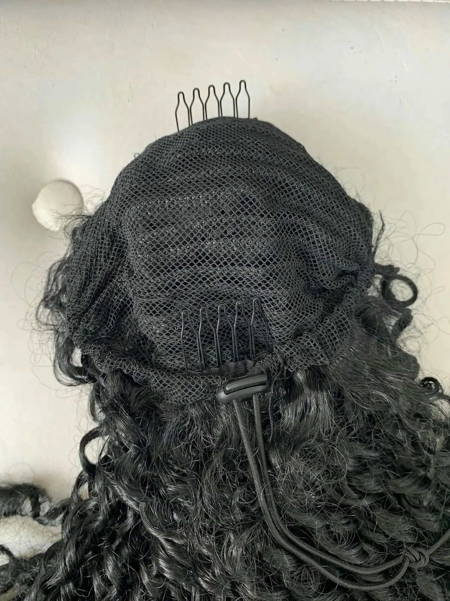 Afro Puff Preto Cacheado 1B