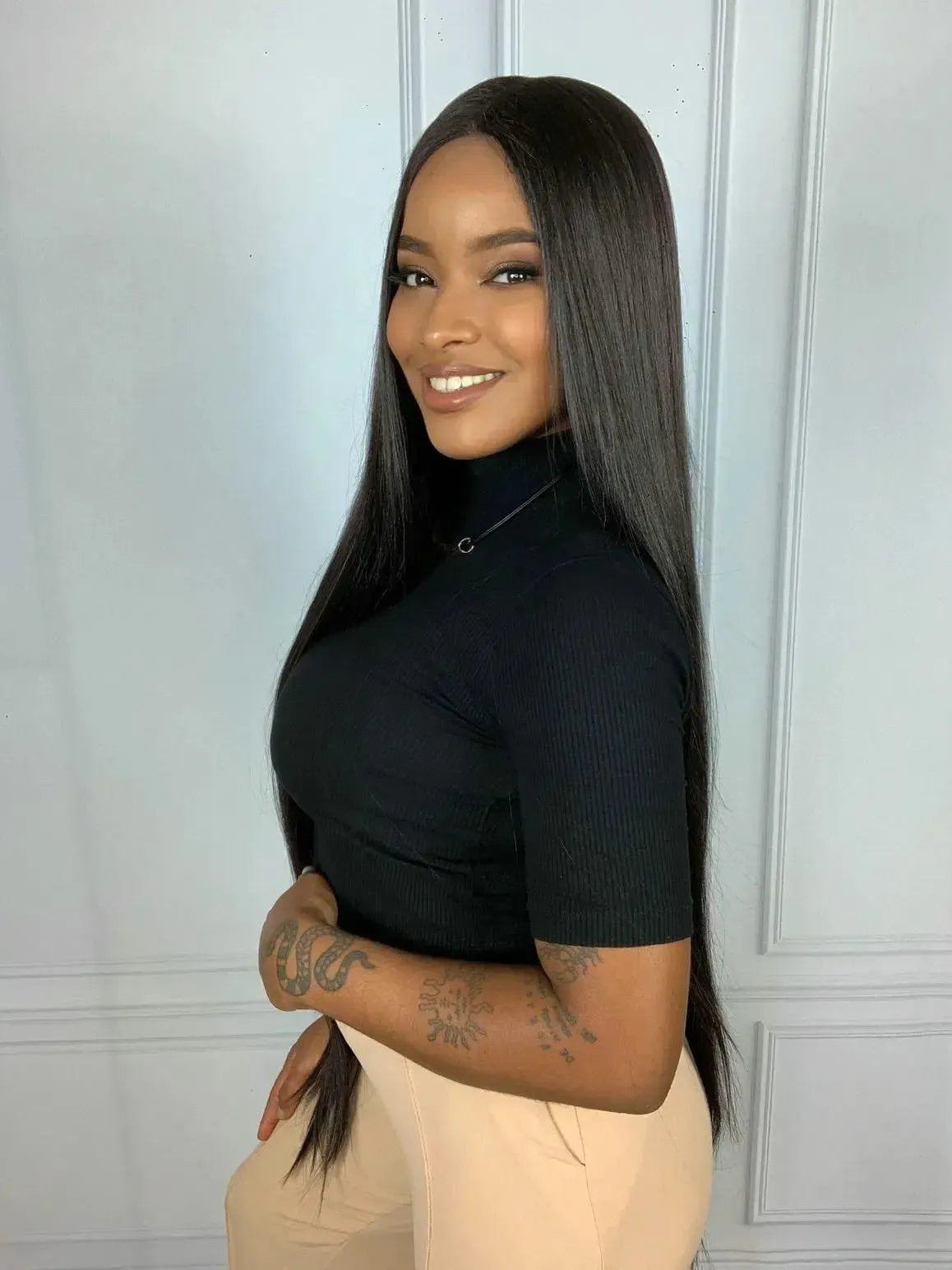 Lace Front Britany Castanha Super Longa Premium 105cm