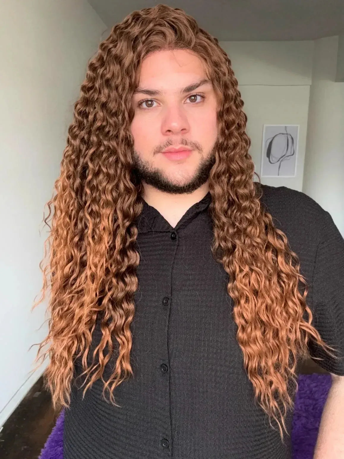 Lace Front Cacheada Peça Única 008