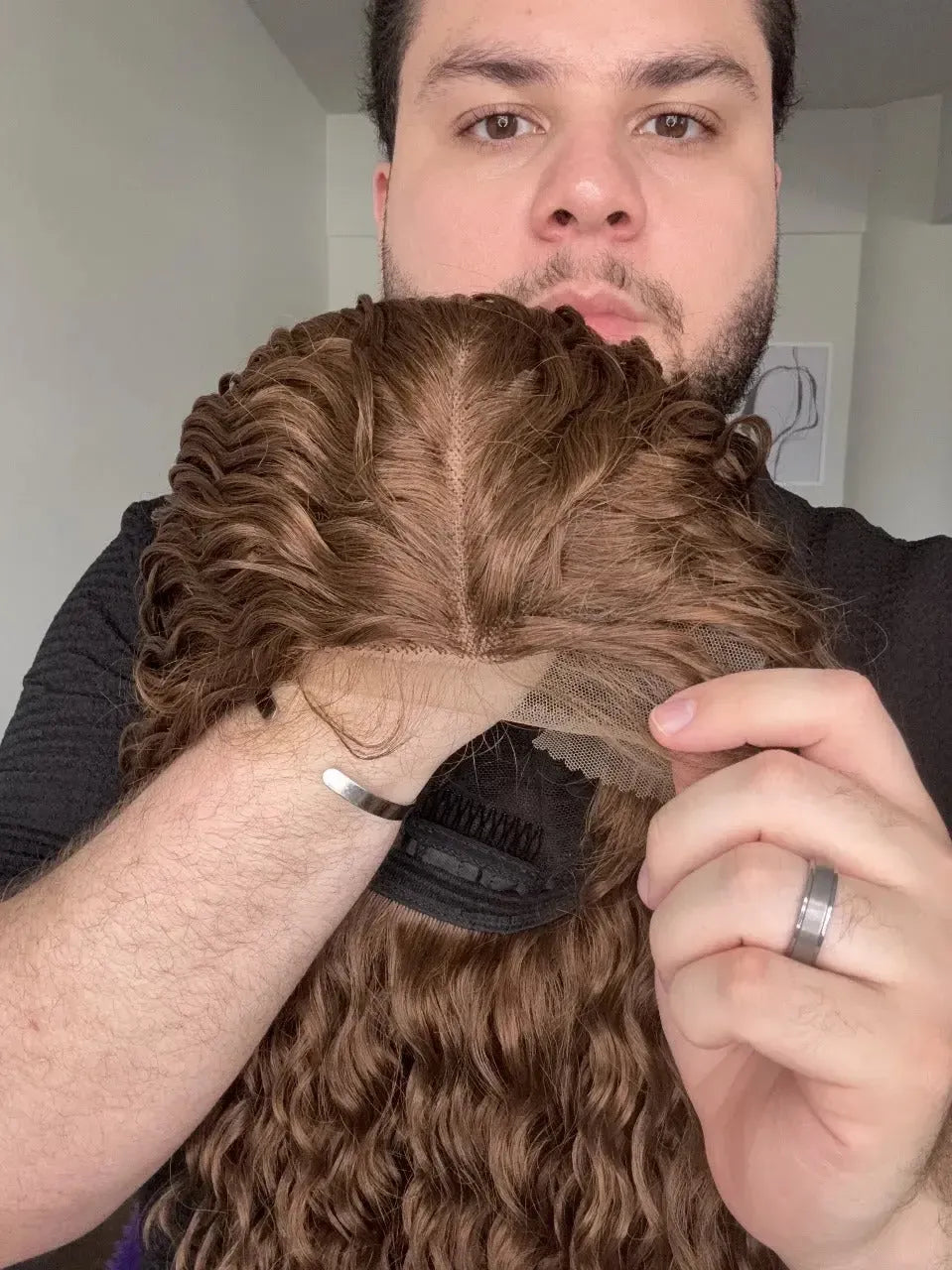 Lace Front Cacheada Peça Única 008