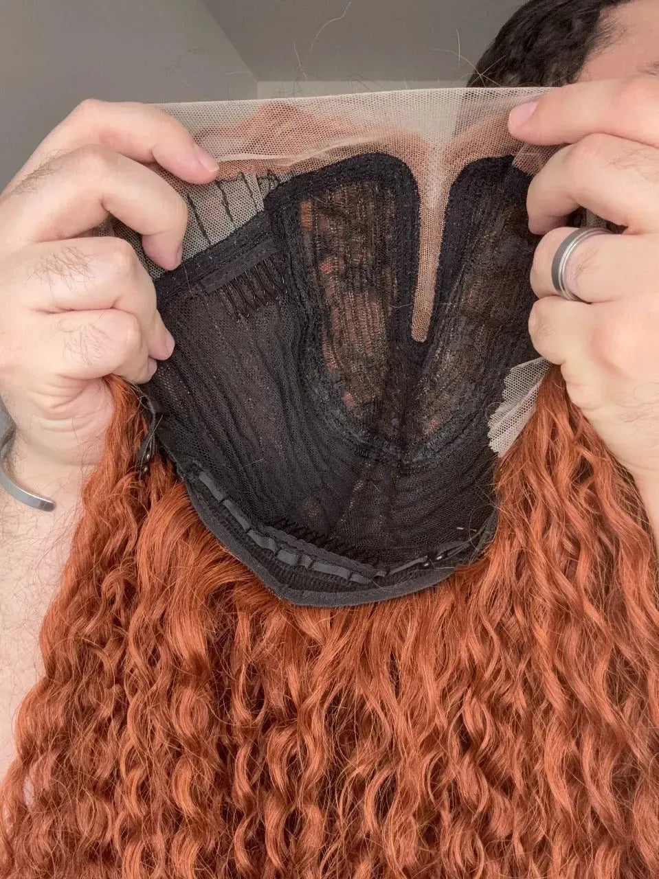 Lace Front Cacheada Peça Única 016