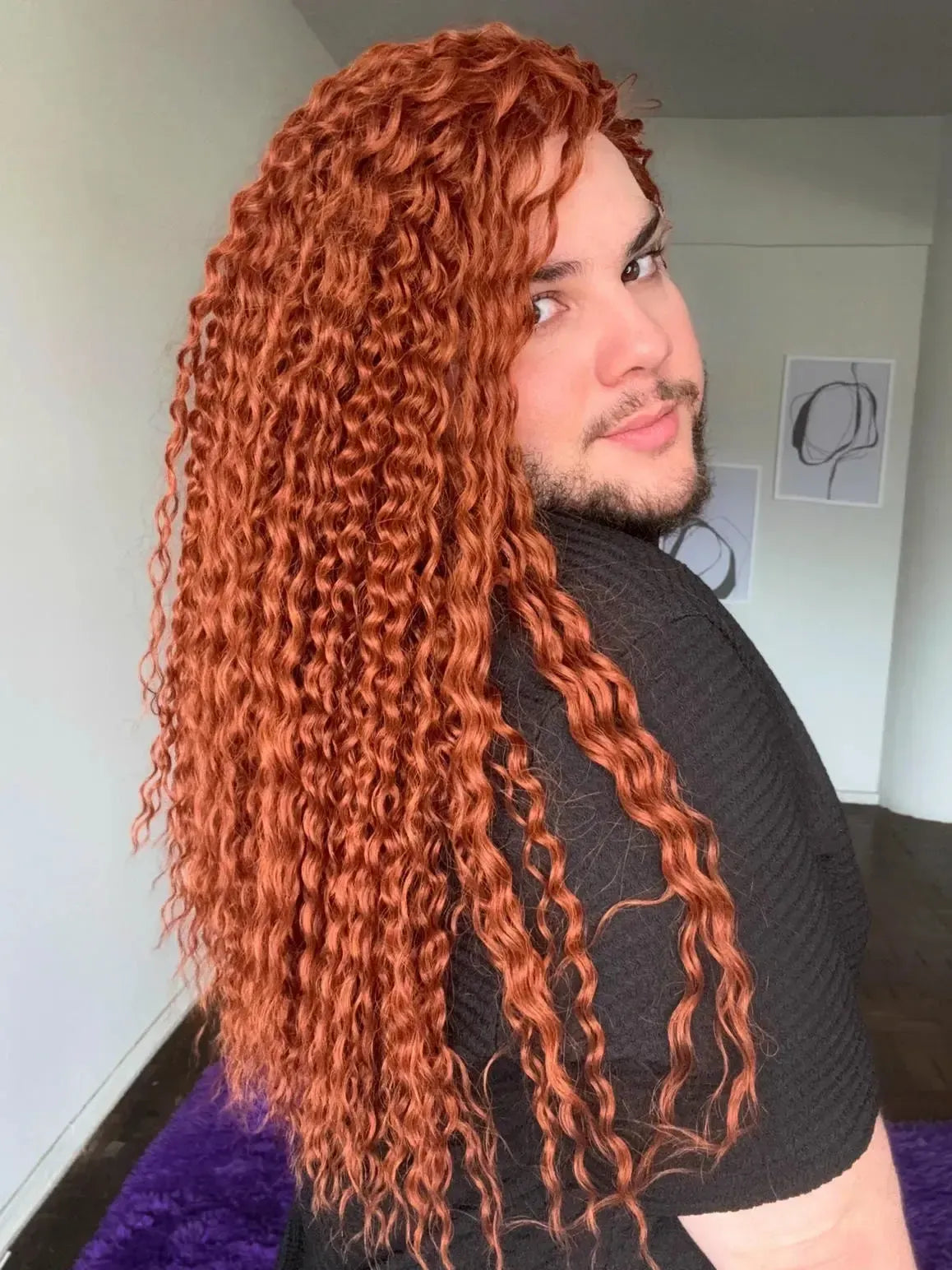 Lace Front Cacheada Peça Única 016