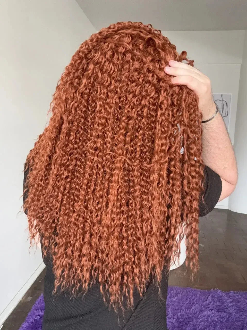 Lace Front Cacheada Peça Única 016