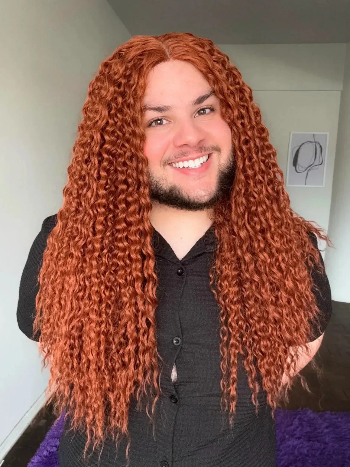 Lace Front Cacheada Peça Única 016