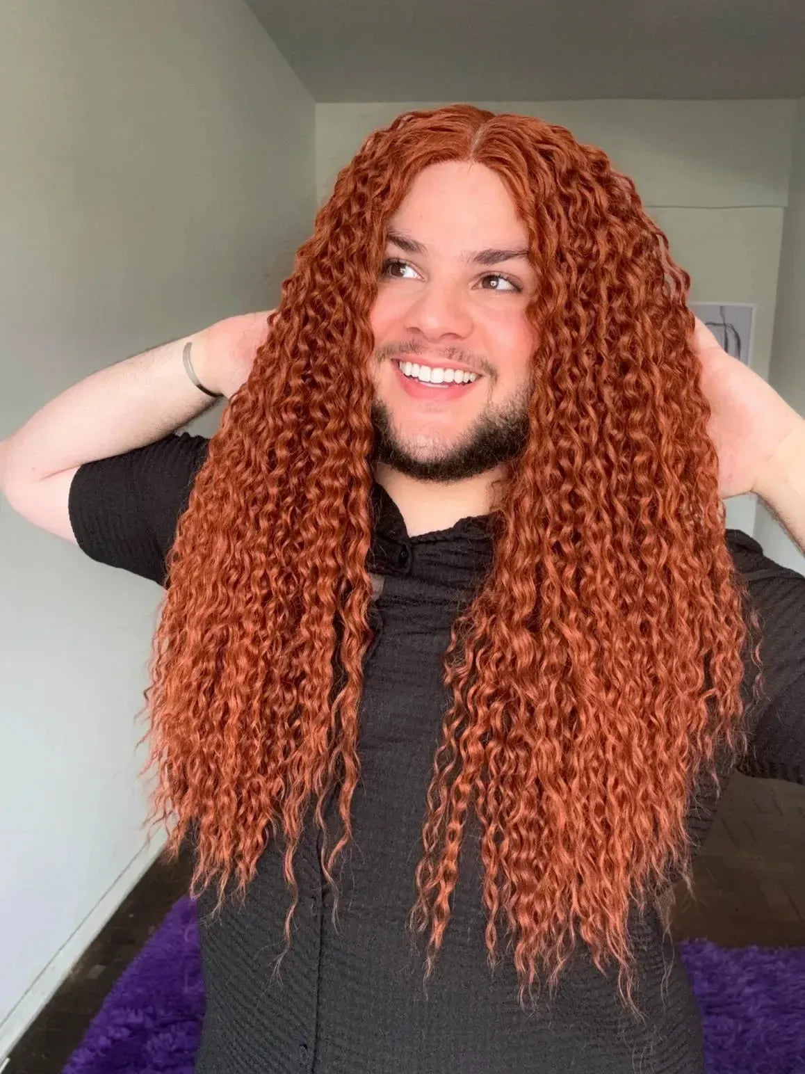 Lace Front Cacheada Peça Única 016