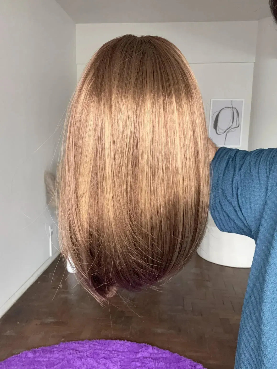 Lace Front Castanha Repartição Livre 13x3 Peça Única 064