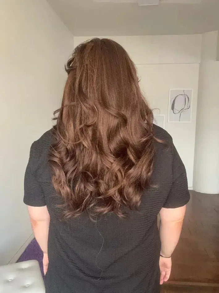 Lace Front Fibra Premium Castanha Peça Única 039