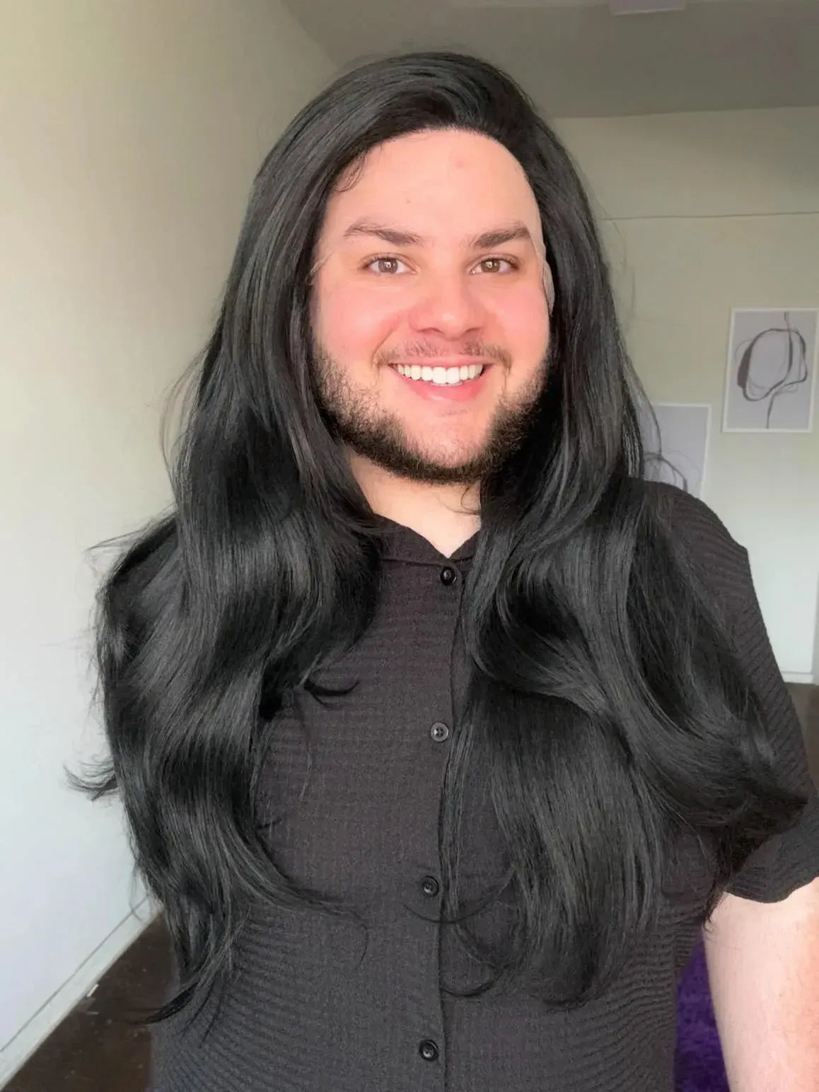 Lace Front Fibra Premium Peça Única 009