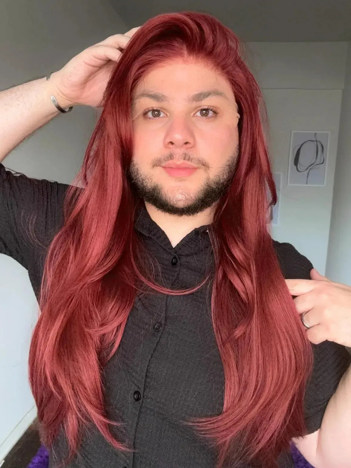 Lace Front Fibra Premium Peça Única 018