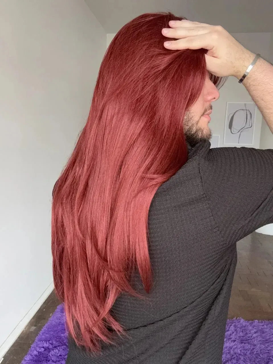 Lace Front Fibra Premium Peça Única 018