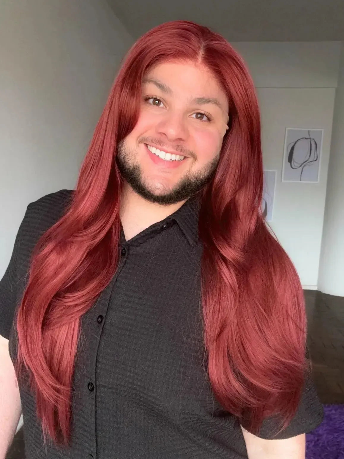 Lace Front Fibra Premium Peça Única 018