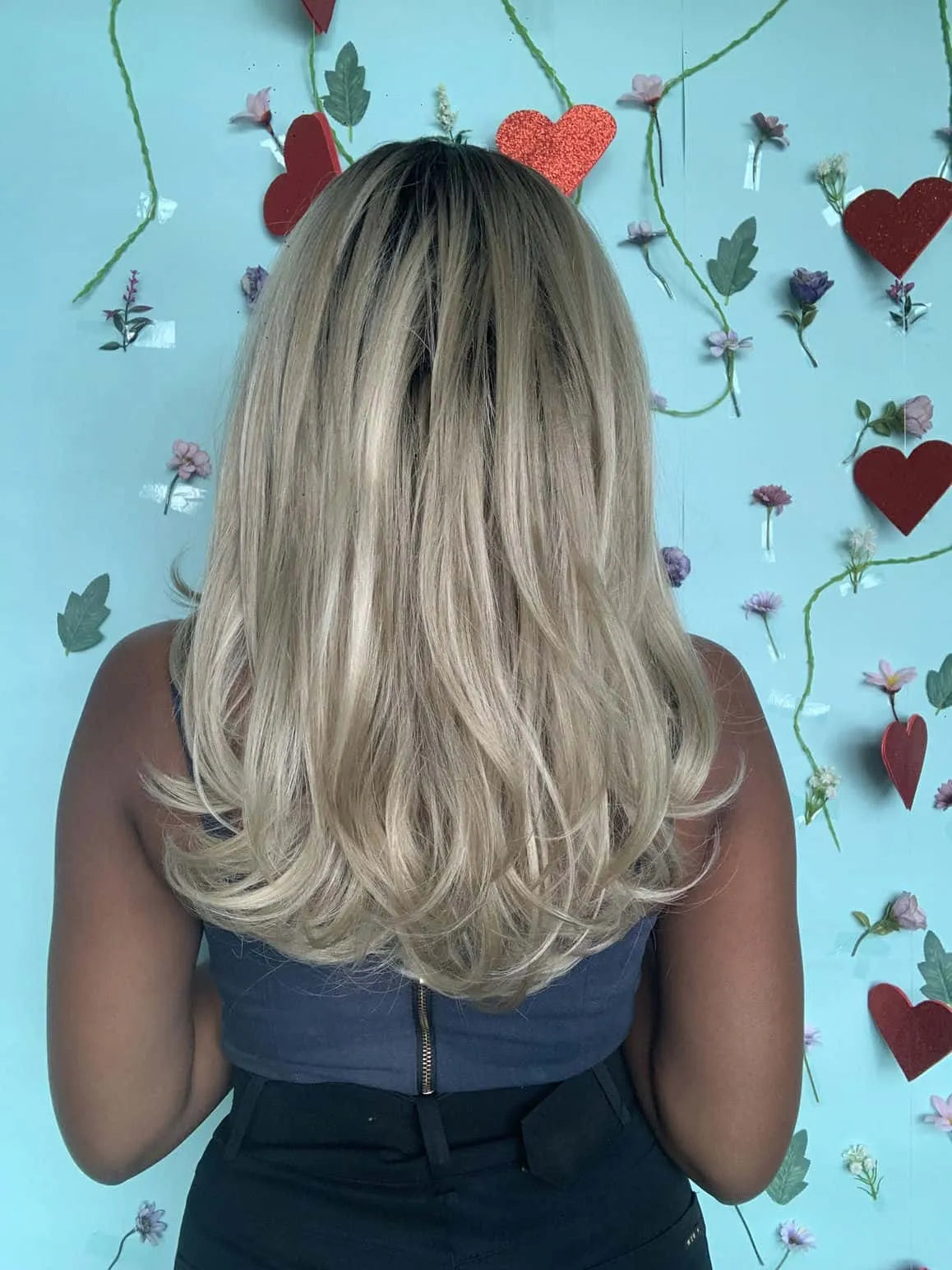 Lace Front Giba Loira Ondulada