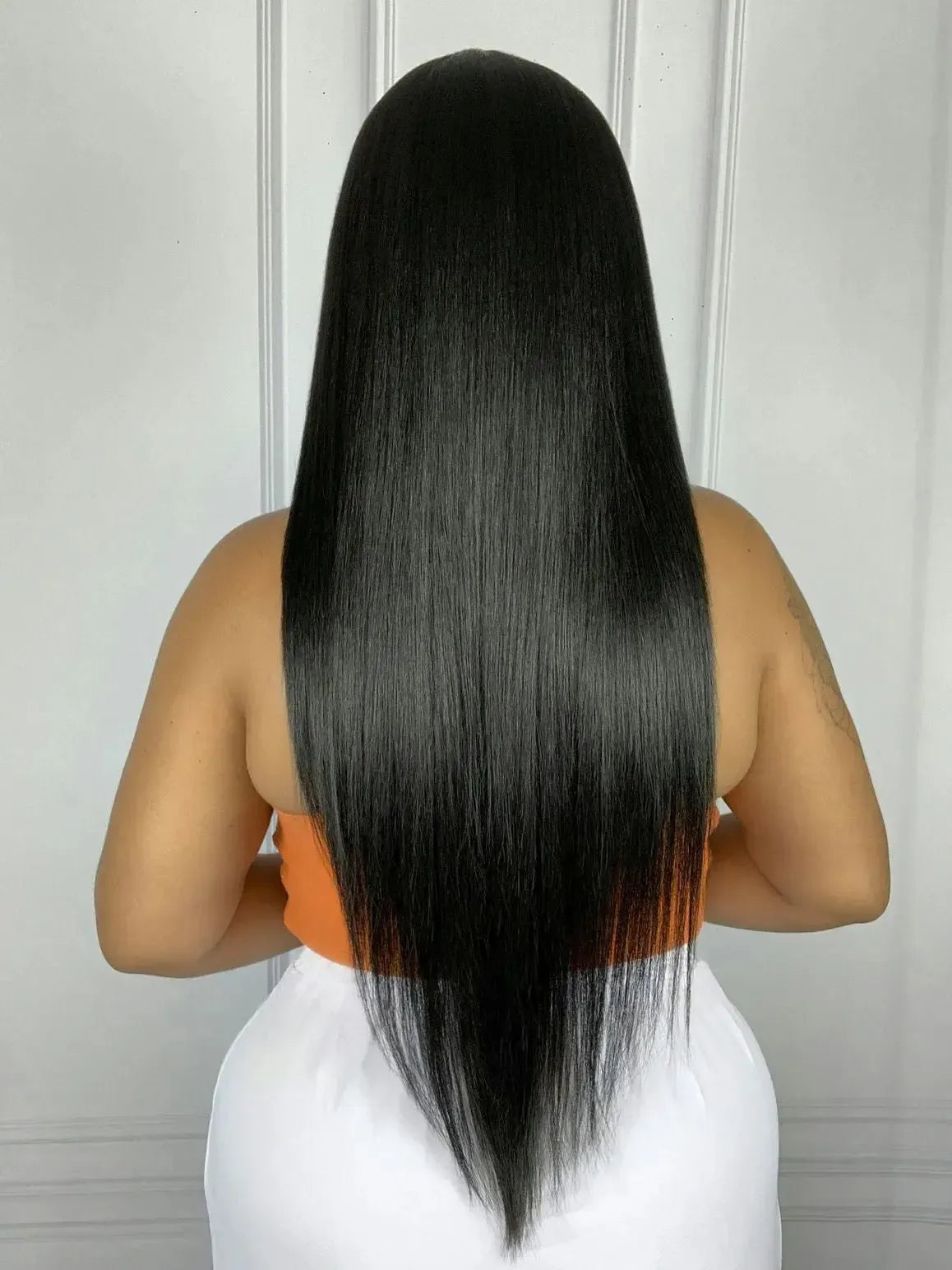 Lace Front HD Amanda Preta Lisa 75cm