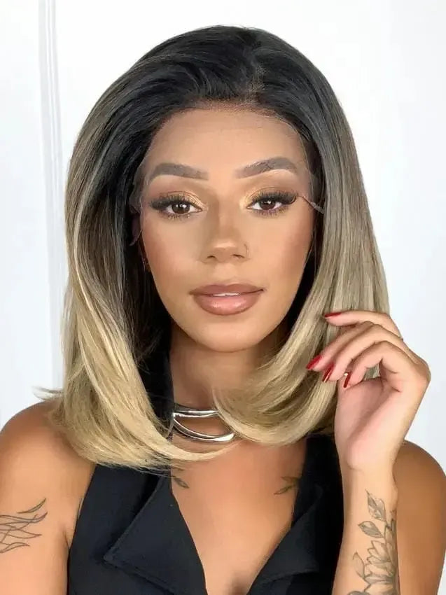 Lace Front HD Belena Loira Repartição Livre 13x4