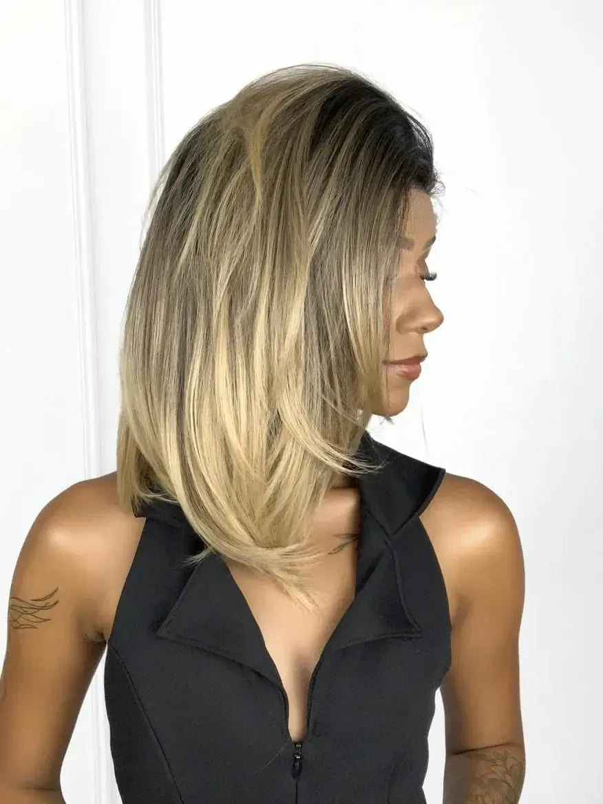 Lace Front HD Belena Loira Repartição Livre 13x4