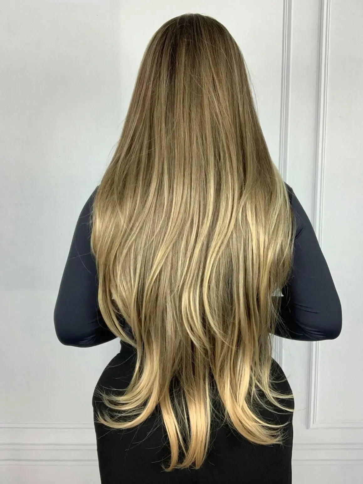 Lace Front HD Beyonce Loira Iluminada Ombre 103 - Repartição Livre 13x4