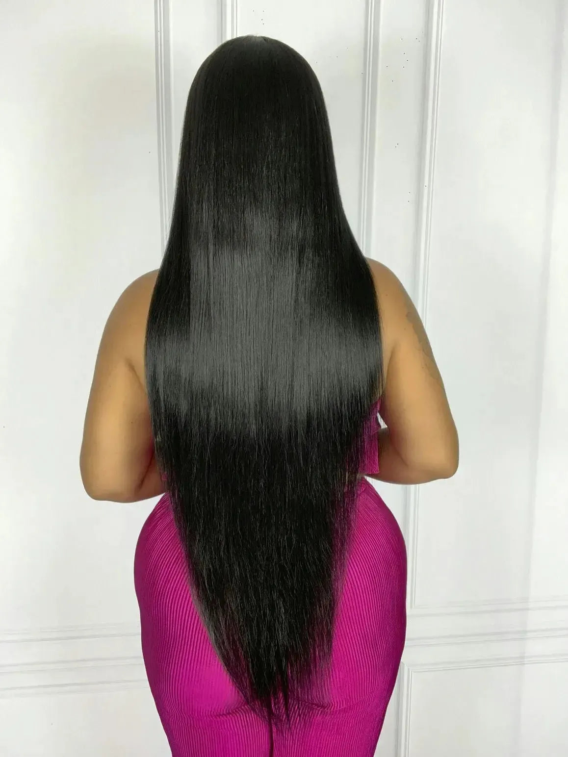 Lace Front HD Carol Preta Lisa 90cm