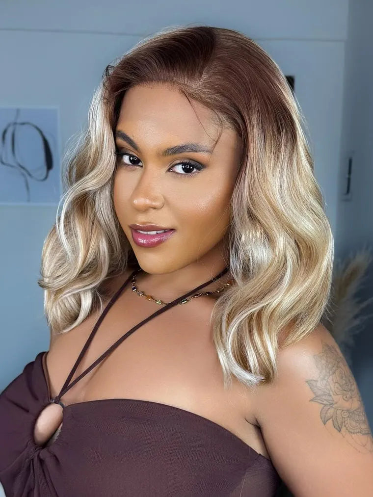 Lace Front HD Lilah Loira Ondulada - Repartição Livre 13x7