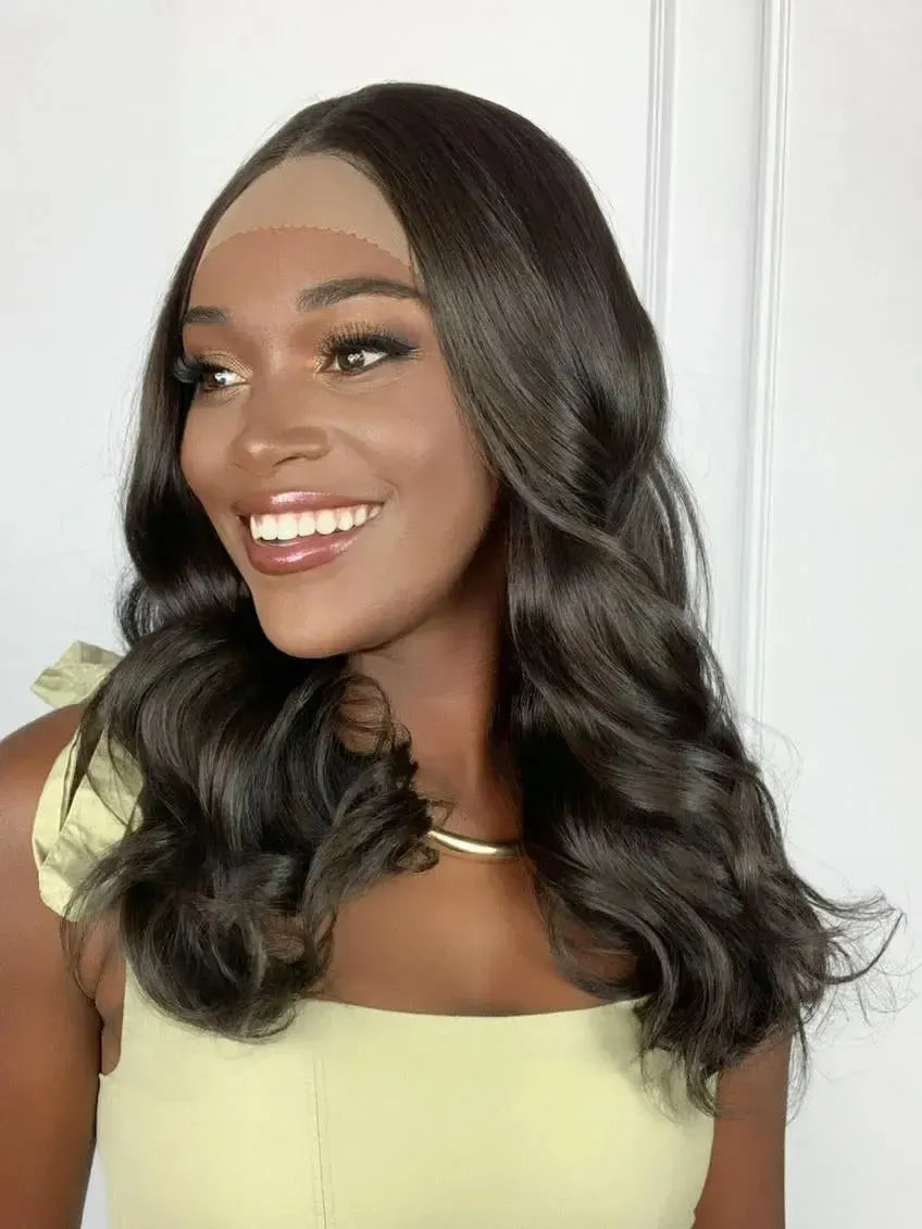Lace Front HD Priscila Castanho Ondulada