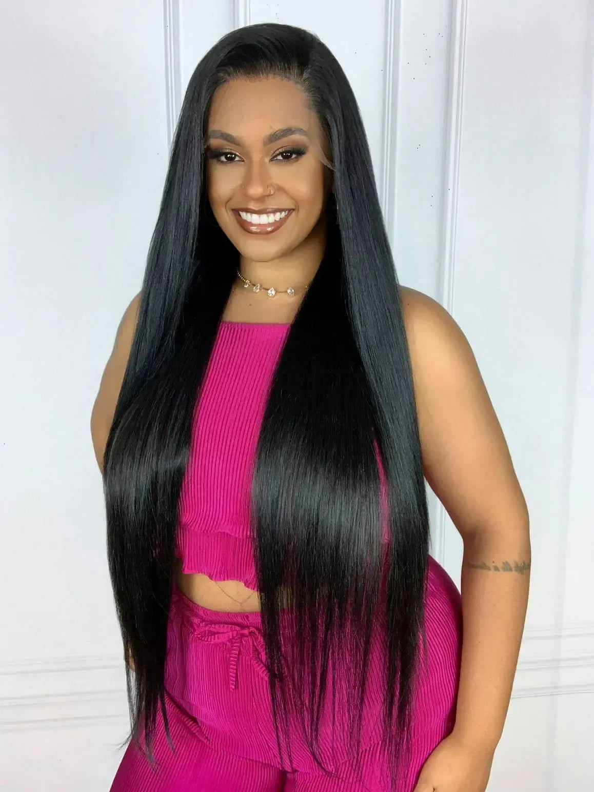 Lace Front HD Thalita Preta 90cm - Repartição Livre 13x4