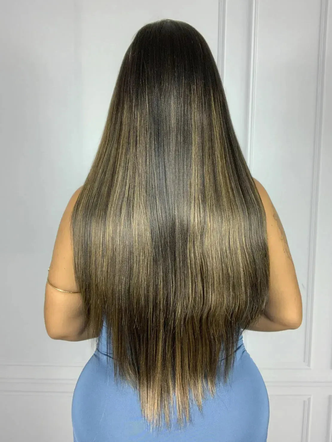 Lace Front HD Verão Castanho com Luzes N2/27 - Repartição Livre 13x4