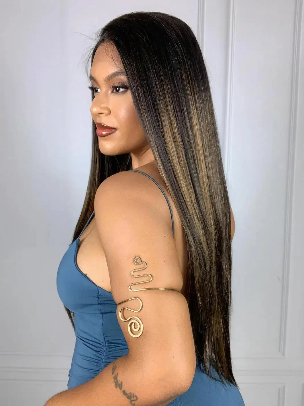 Lace Front HD Verão Castanho com Luzes N2/27 - Repartição Livre 13x4