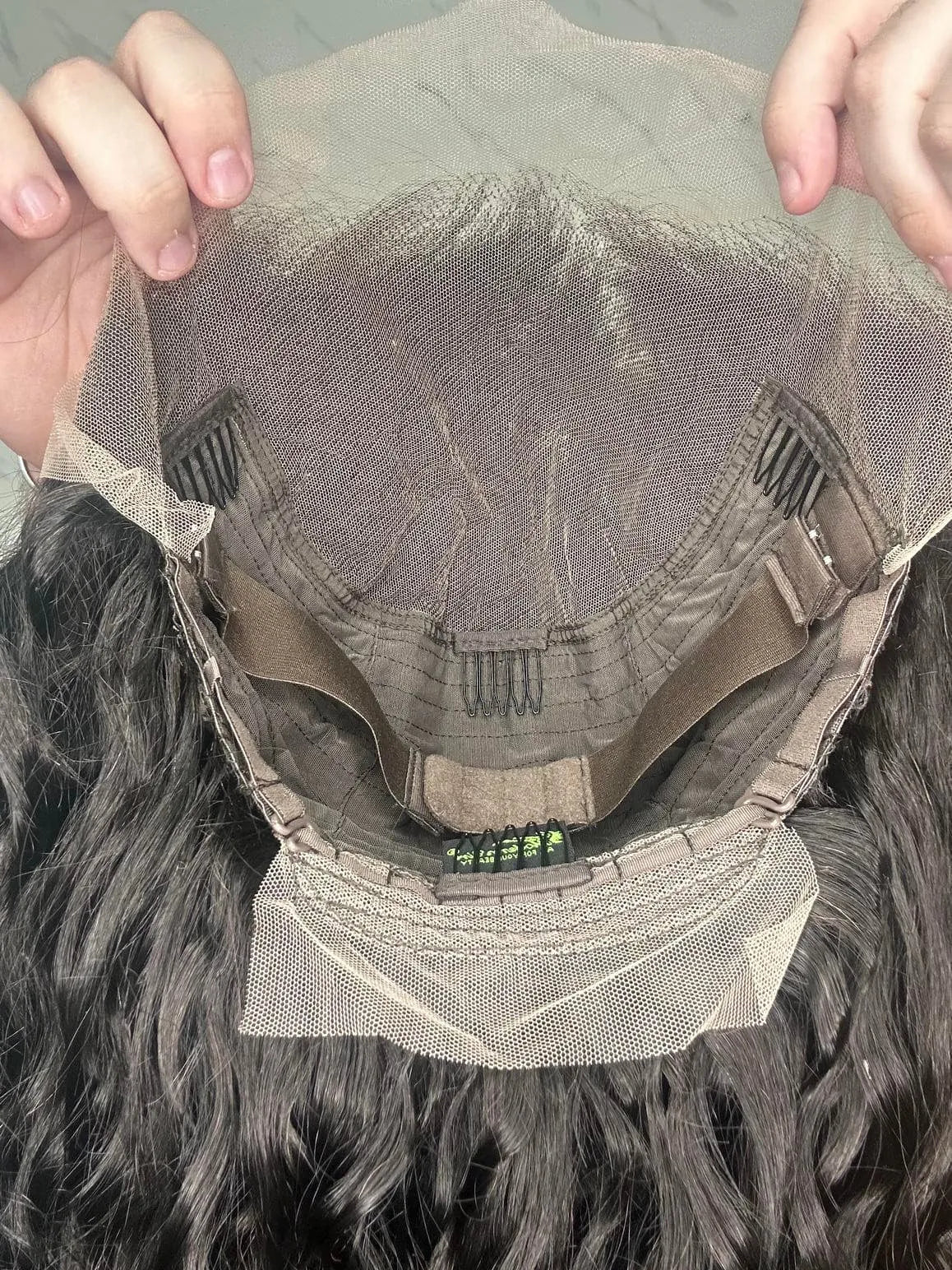 Lace Front Humana Colete Cacheada Repartição Livre 13x6