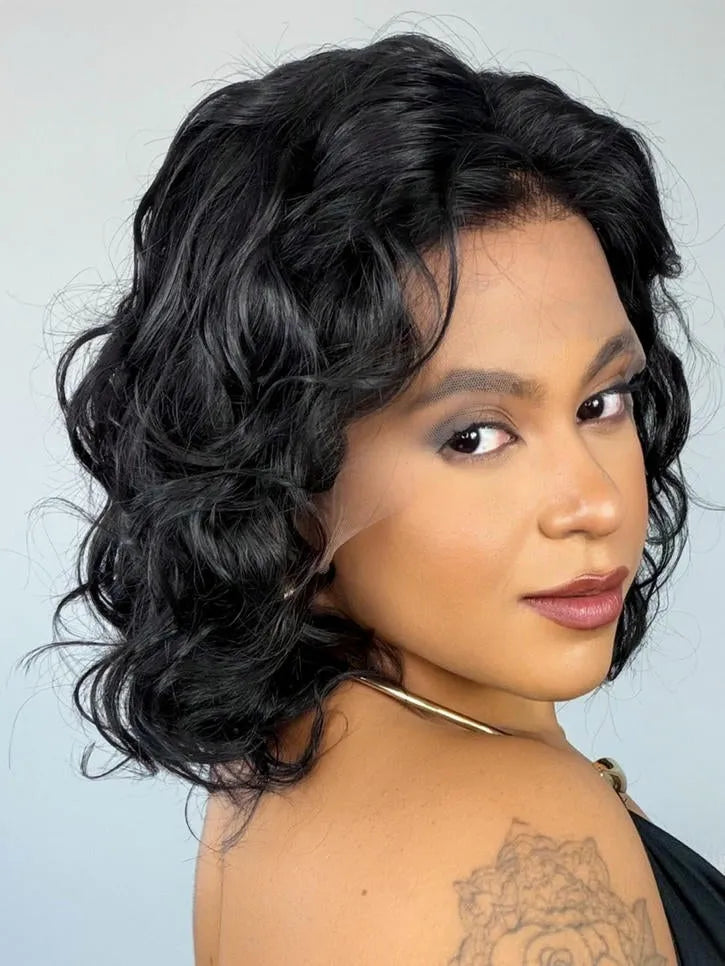 Lace Front Humana Elen Preta - Repartição Livre 13x3