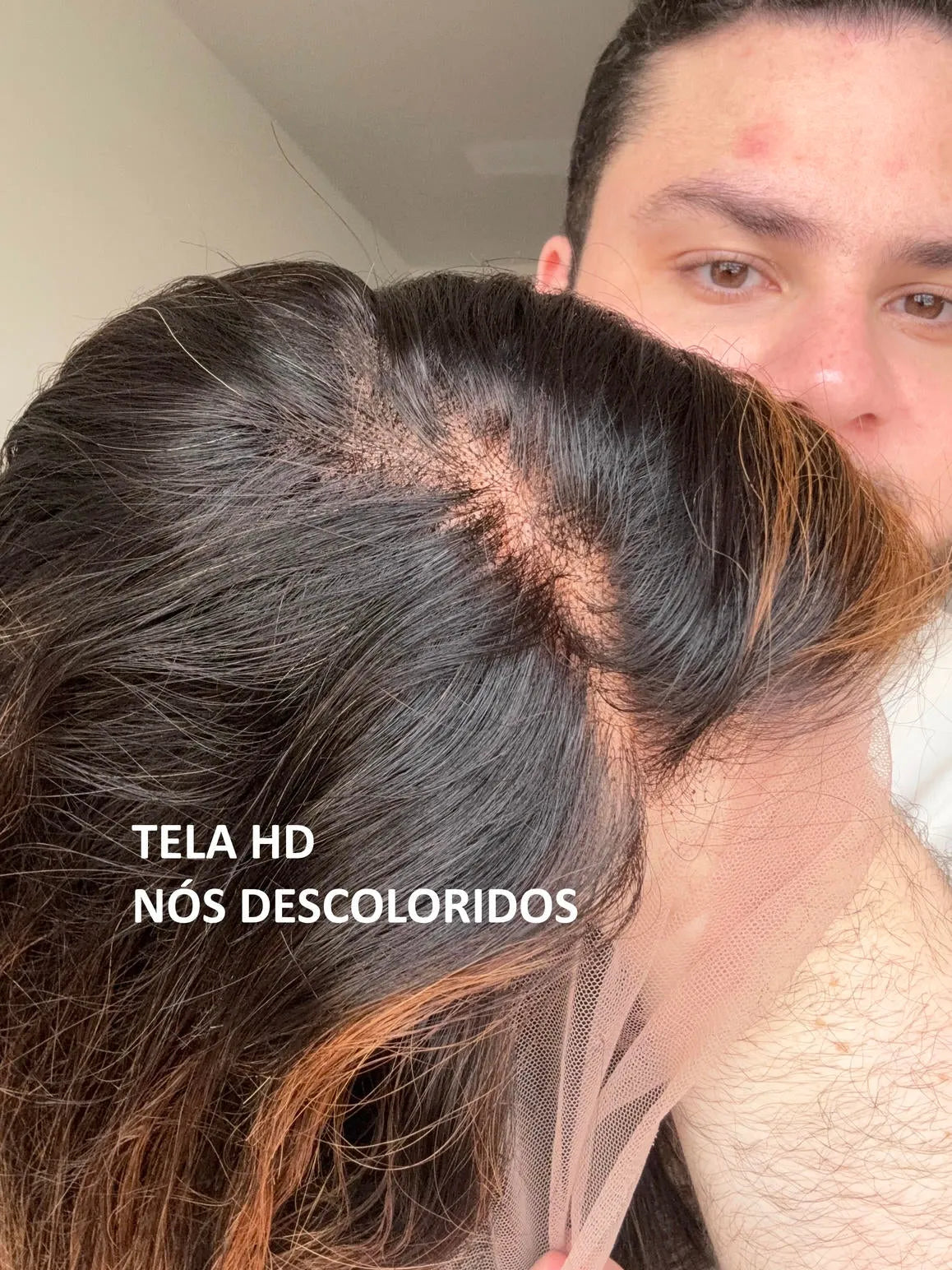 Lace Front Humana HD Lisana 03 Luzes 55cm - Repartição Livre 13x4