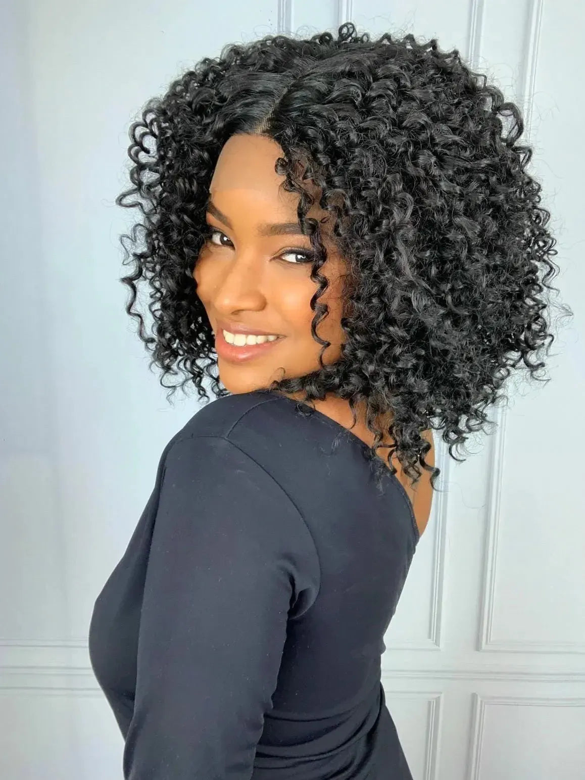 Lace Front Madson Preta Cacheada
