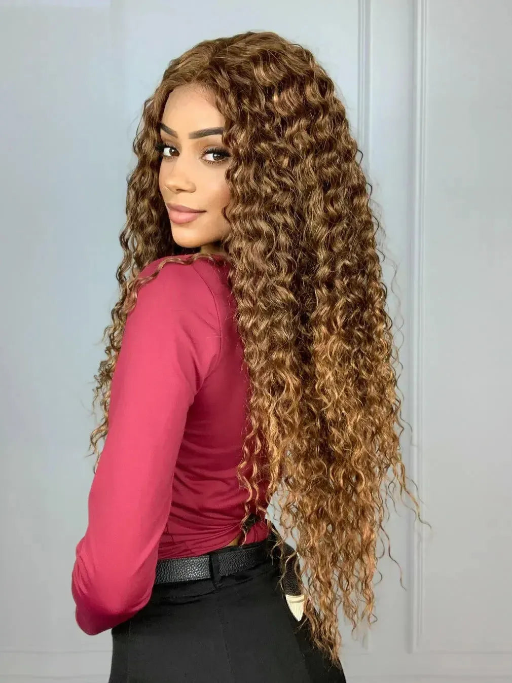 Lace Front Mariana Cacheada Luzes
