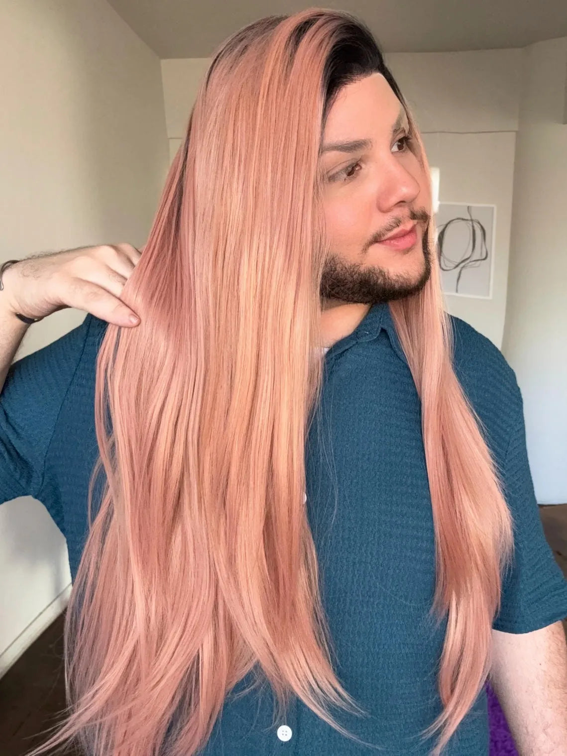 Lace Front Serena Rosa - Repartição Livre 13x3
