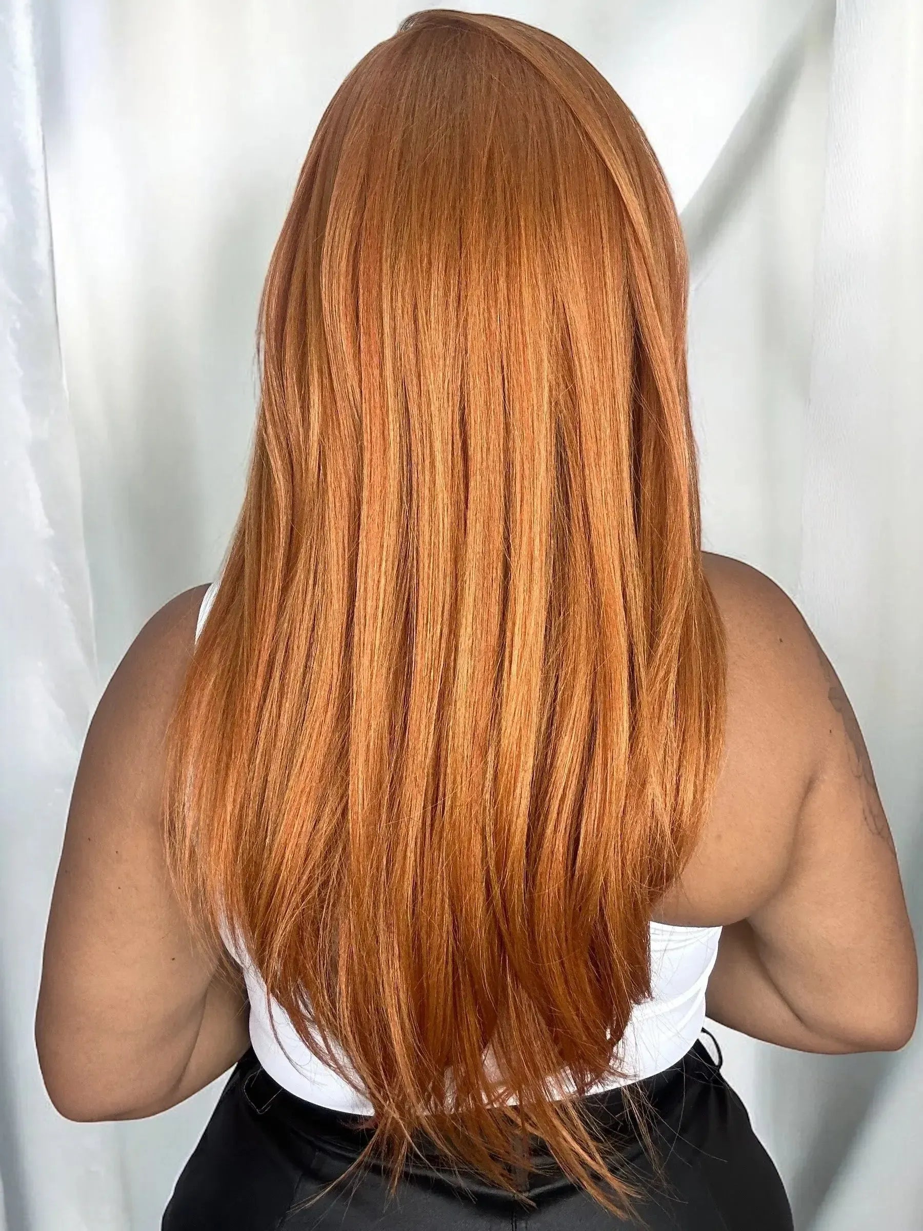 Lace Front Sonia Ruiva Repartição Livre 13x6