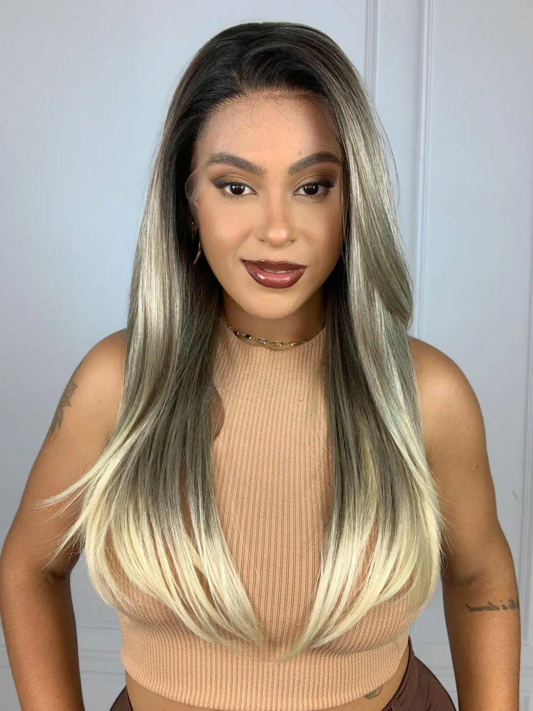 Lace Front Sonia Tela HD Loira 10/22 - Repartição Livre 13x6