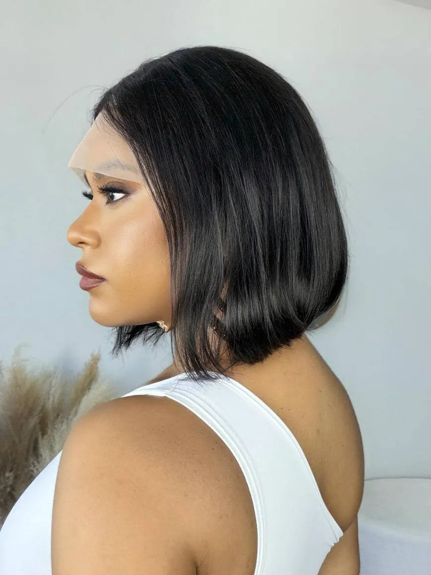 Lace Front Tela HD Cabelo Humano Maria 25cm - Repartição Livre 13x4