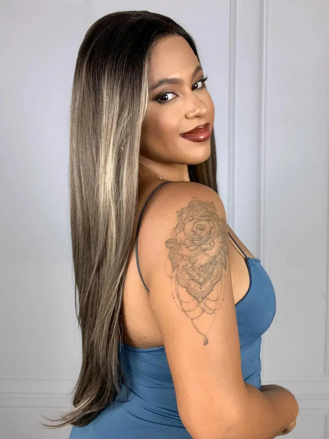 Lace Front Tela HD Diamante Luzes 23D - Repartição Livre 13x2