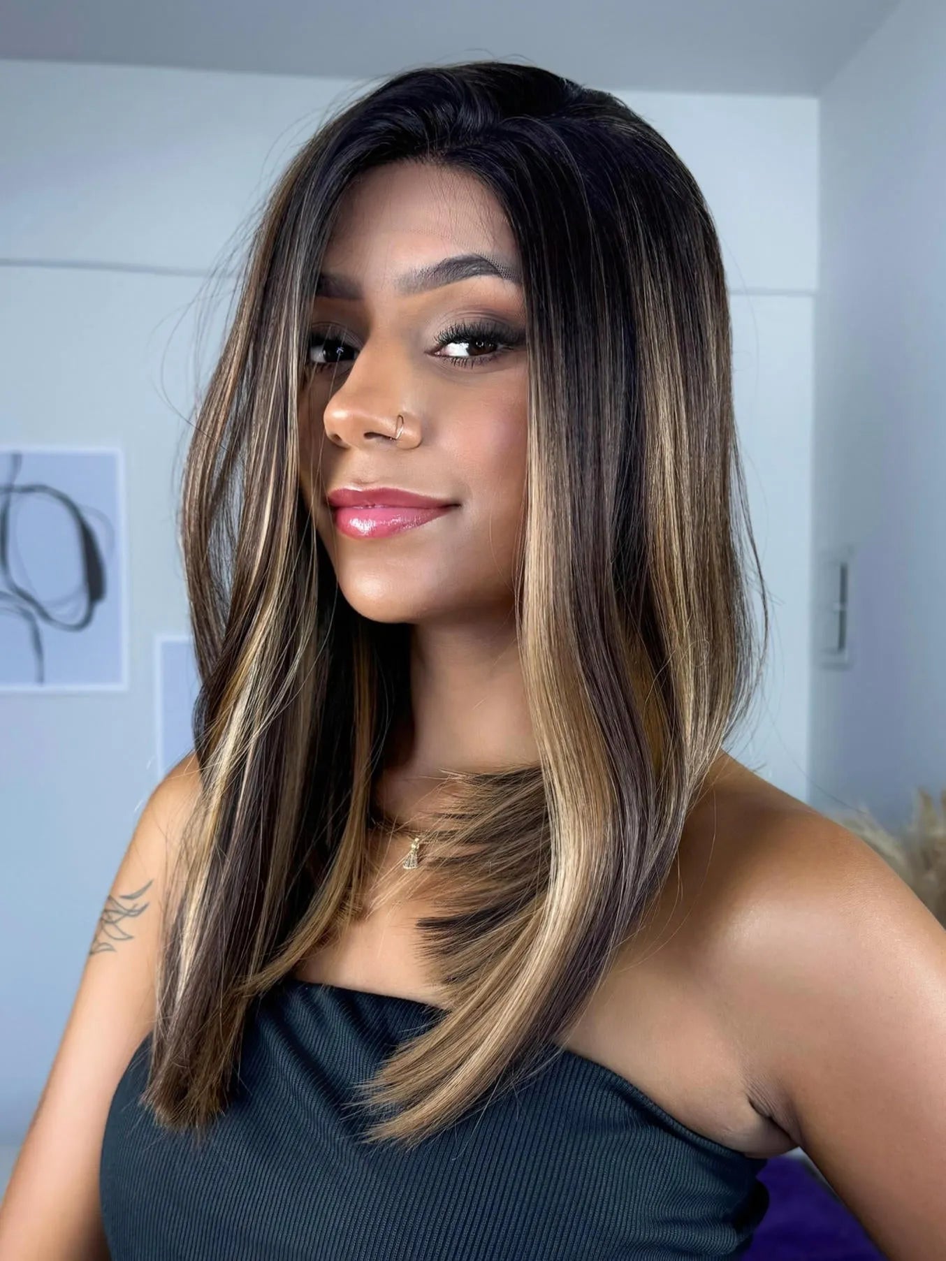 Lace Front Tela HD Eleny Luzes 27YA - Repartição Livre 13x2