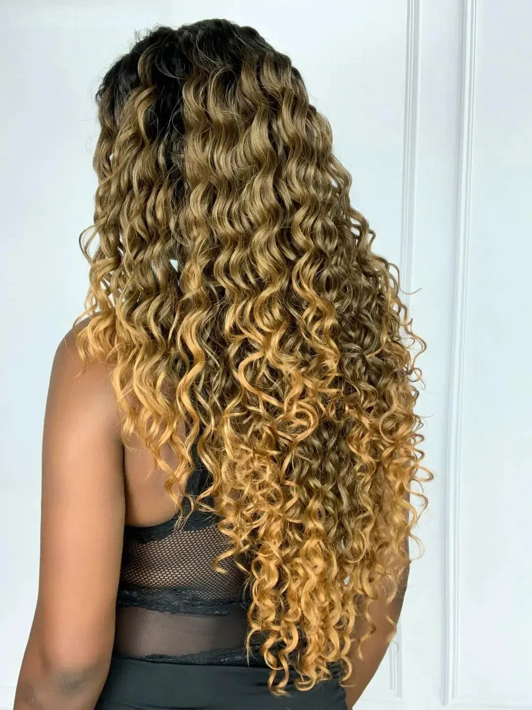 Lace Front Tela HD Italia Castanha Luzes 4/27S - Repartição Livre 13x4
