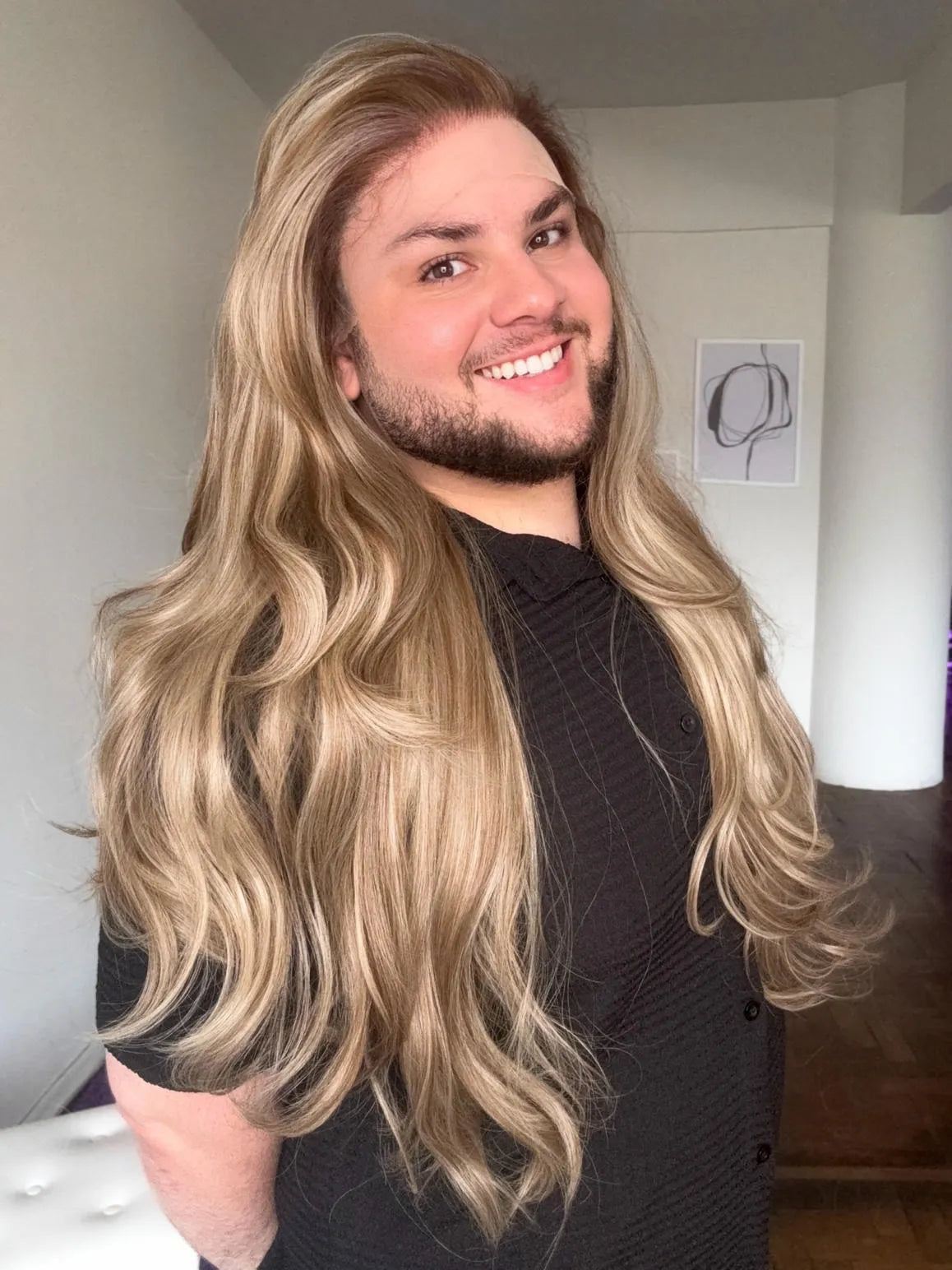Lace Front Tela HD Lívia Loira Repartição Livre 13x6