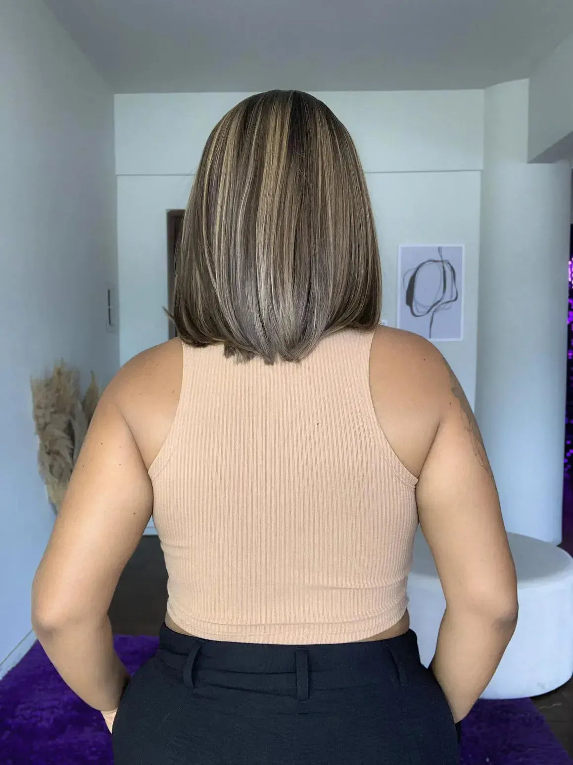 Lace Front Tela HD Lovenna 27YA Castanho Luzes - Repartição Livre 13x4