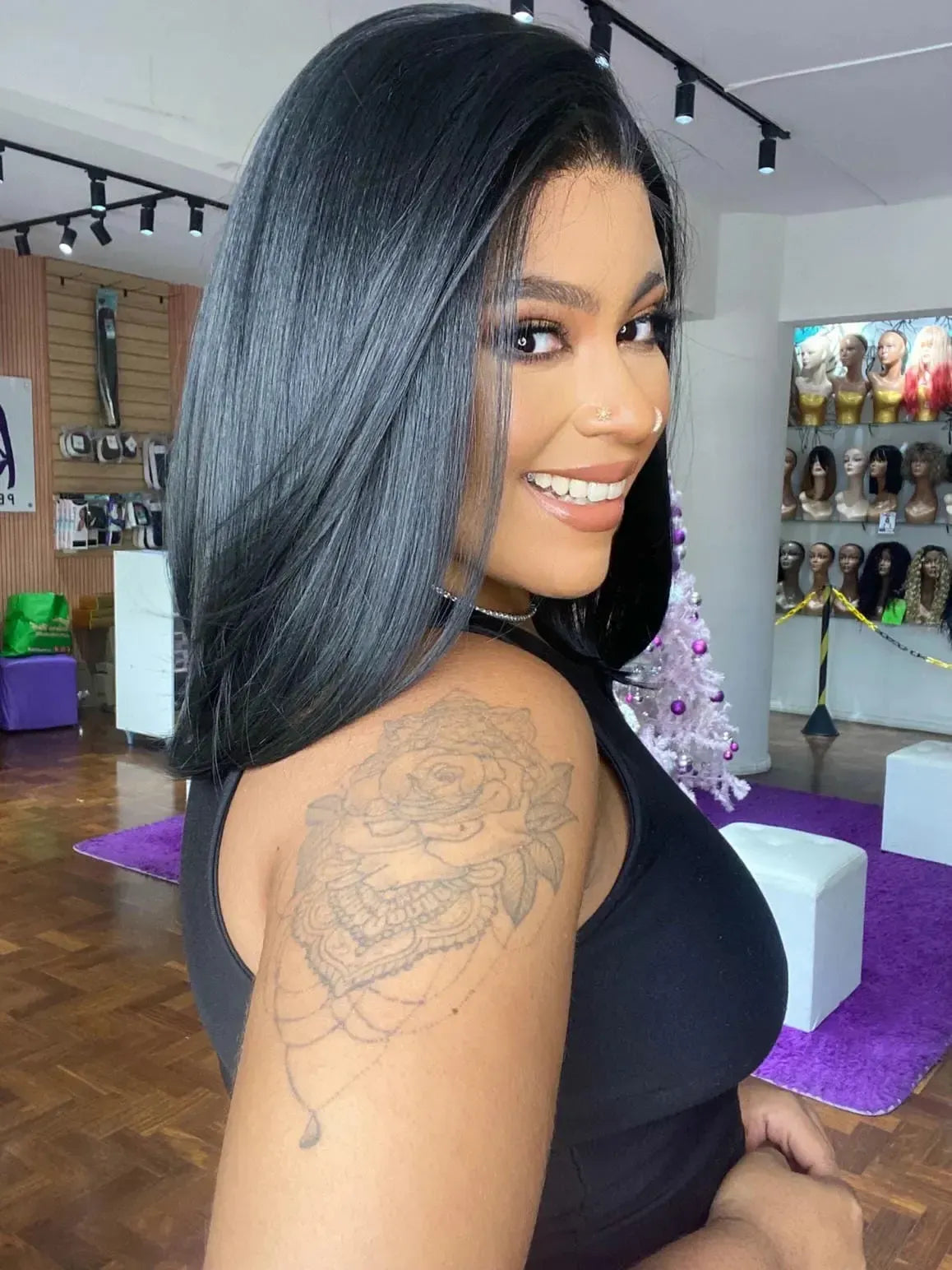 Lace Front Tela HD Lovenna Preta - Repartição Livre 13x4