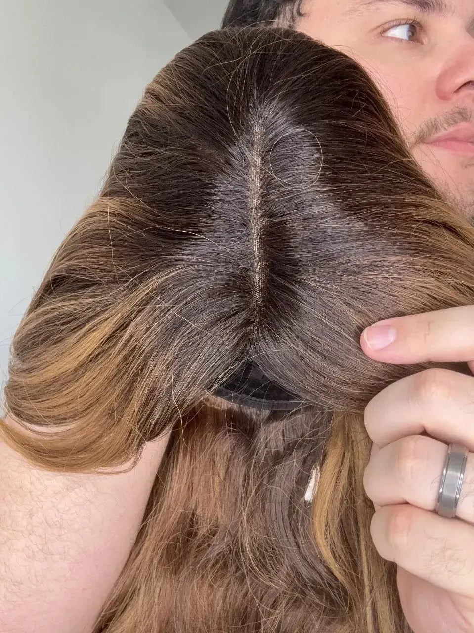 Part Lace Castanha Fibra Premium Peça Única 013