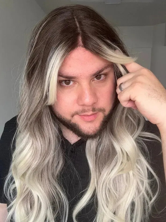 Part Lace Loira Fibra Premium Peça Única 037