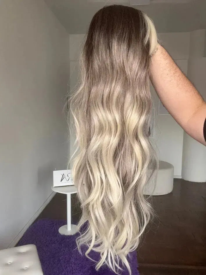 Part Lace Loira Fibra Premium Peça Única 037