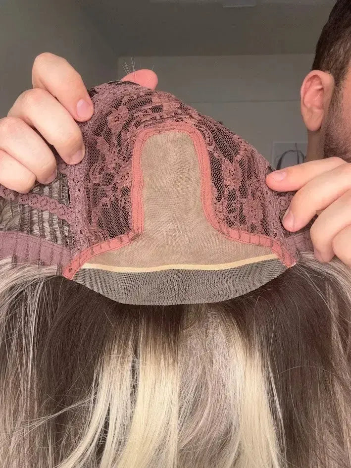 Part Lace Loira Fibra Premium Peça Única 037