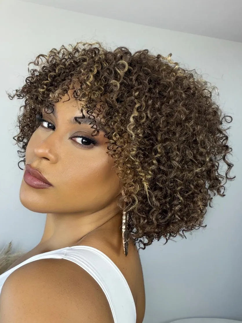 Peruca Cabelo Humano Lorena Cacheada 4/27