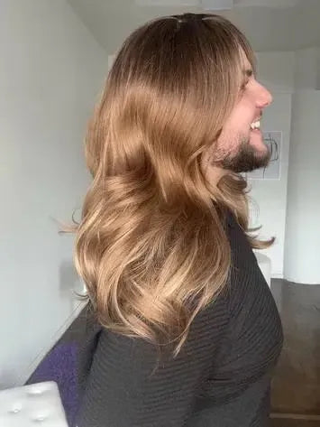 Peruca Castanha Fibra Premium Peça Única 035