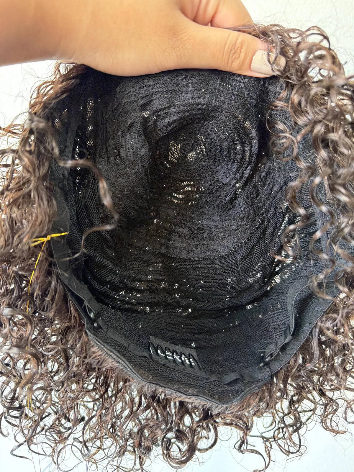 Peruca Dalilah Cabelo Humano Castanho Escuro #2