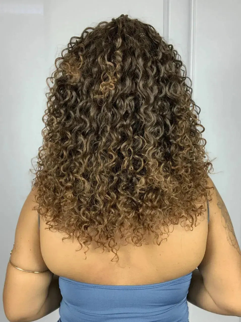 Peruca Felina Bio Fibra Castanho T2/30 Cacheada