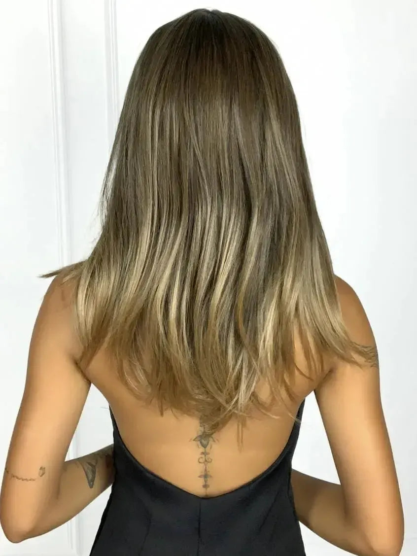Peruca Isa Loira 8/30 com Franja (Premium)